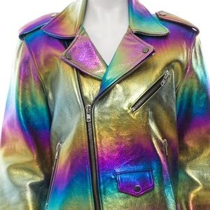 Each x Other Beautiful Printed Blazer Size Large